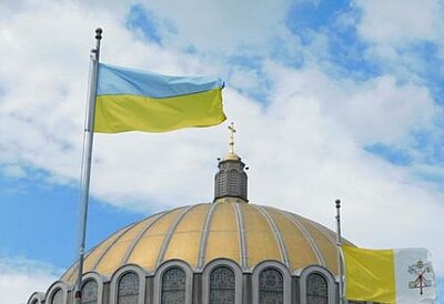 Flag raising on Ukrainian Independence Day