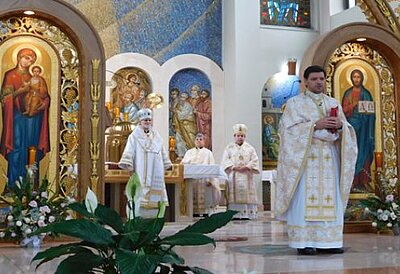 Video of Divine Liturgy at the Cathedral April 26, 2020