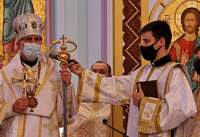 Metropolitan Borys Visits the Parish in Passaic